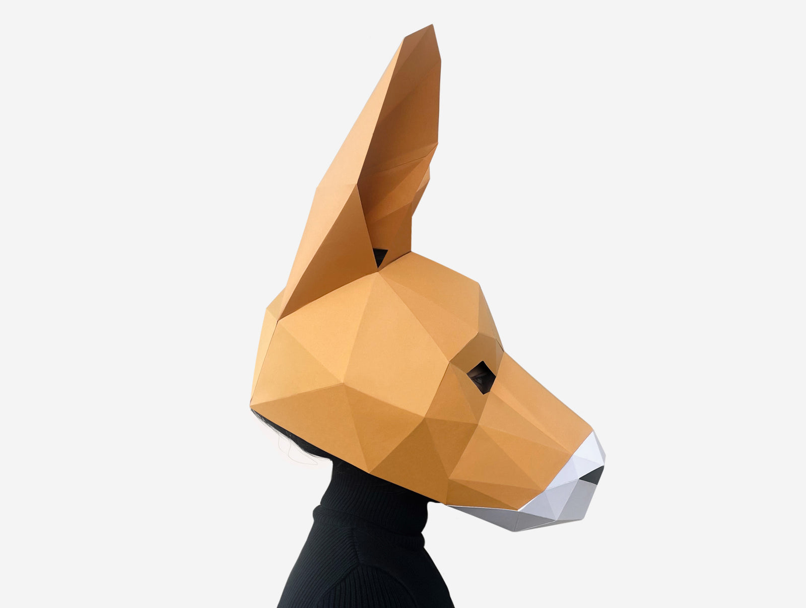 kangaroo-mask-diy-paper-mask-template-lapa-studios for Free Printable Kangaroo Mask Template Kangaroo Mask DIY Paper Mask Template | Lapa Studios for Free Printable Kangaroo Mask Template