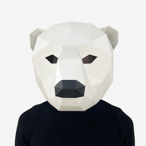 Polar Bear Mask | Paper Mask | Digital Template | Lapa Studios polar-bear-mask-paper-mask-digital-template-lapa-studios