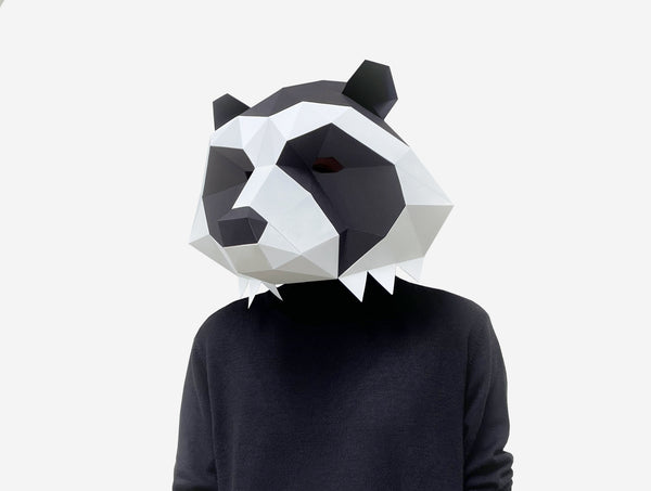 Racoon Mask <br> DIY Paper Mask Template