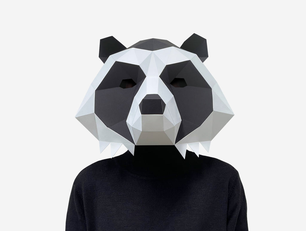 Racoon Mask DIY Paper Mask Template | Lapa Studios for Free Printable Raccoon Mask Template