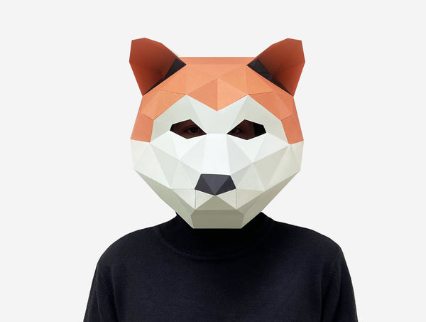 Shiba Inu Mask <br> DIY Paper Mask Template