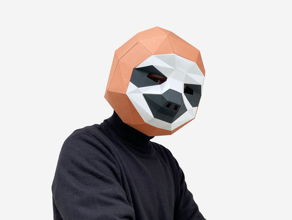 Sloth Craft Template Mask DIY Sloth Paper Craft