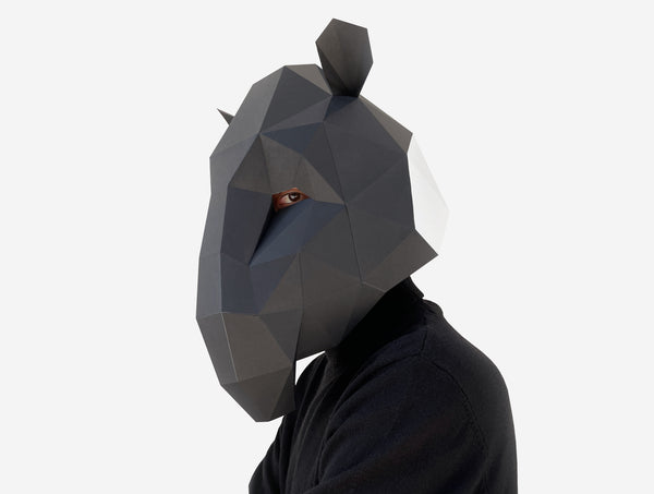 Tapir Mask <br> DIY Paper Mask Template (Copy)