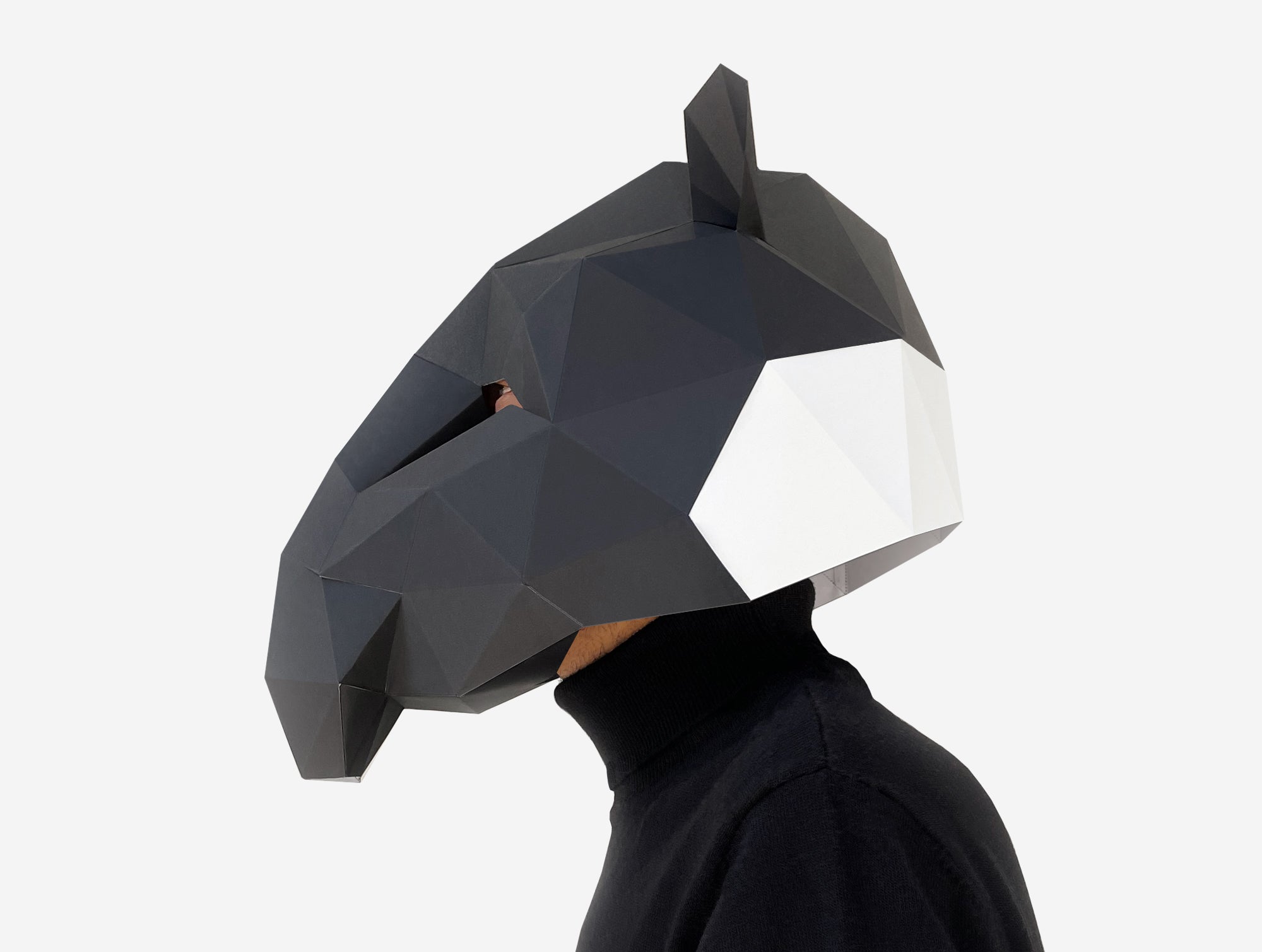 Tapir Mask DIY Paper Mask Template | Lapa Studios
