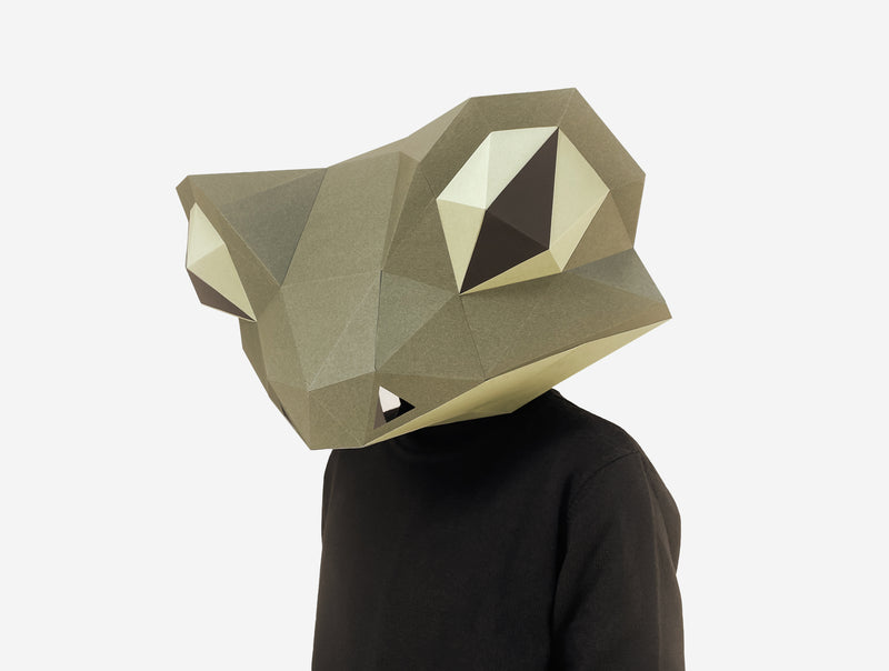 Fox Mask , DIY Paper Mask Template