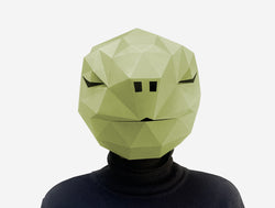 Turtle Mask <br> DIY Paper Mask Template