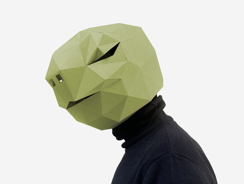 Turtle Mask <br> DIY Paper Mask Template