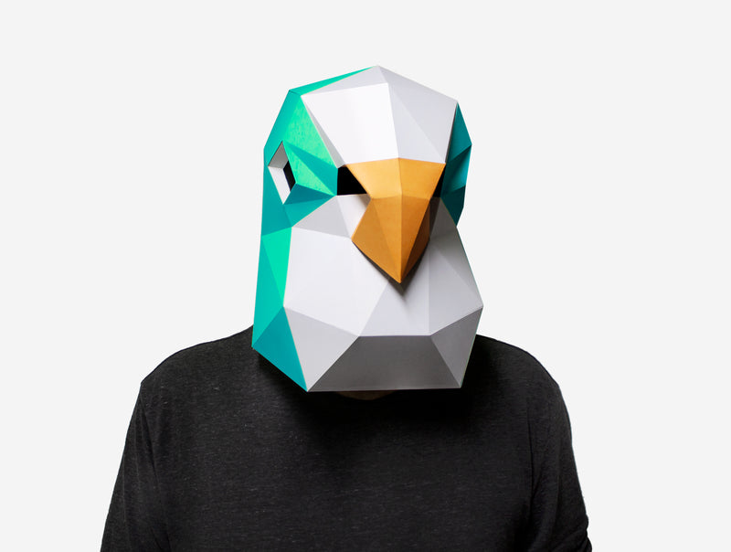 Budgie Bird Mask Paper Mask Template – Lapa