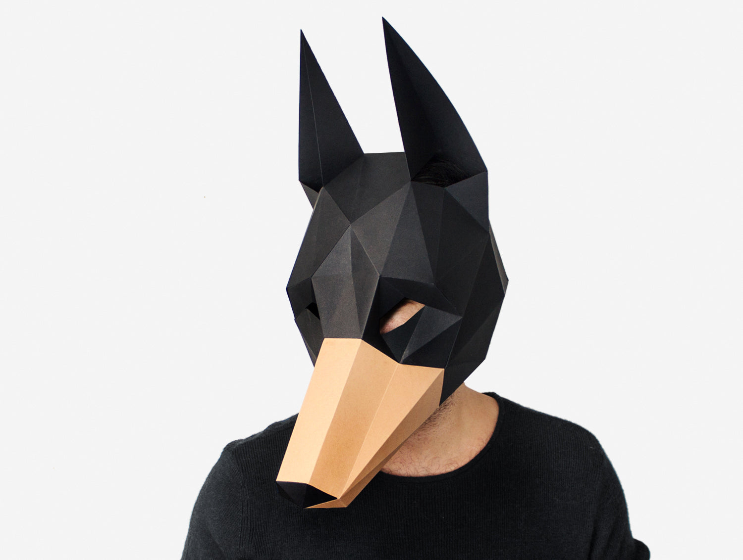 Doberman Dog Mask DIY Paper Mask Template – Lapa Studios