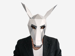Donkey Mask <br> DIY Paper Mask Template