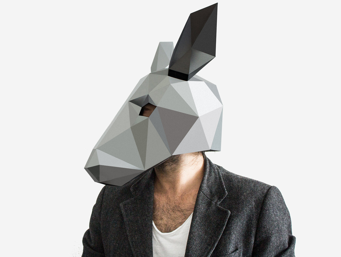 donkey-mask-diy-paper-mask-template-lapa-studios for Free Printable Donkey Headband Template Donkey Mask DIY Paper Mask Template – Lapa Studios for Free Printable Donkey Headband Template