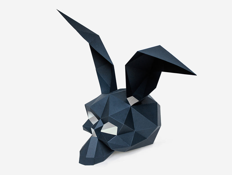 Rabbit Skull Mask <br> DIY Paper Mask Template