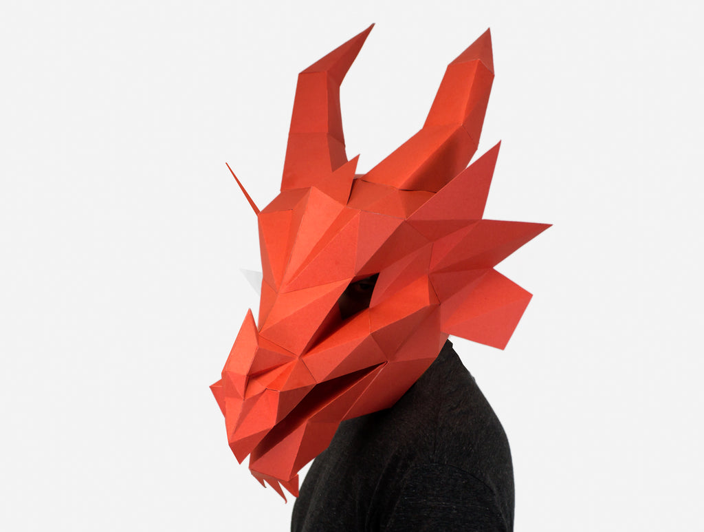 fire-dragon-mask-diy-paper-mask-template-lapa-studios for Free Printable Dragon Mask Template Fire Dragon Mask DIY Paper Mask Template – Lapa Studios for Free Printable Dragon Mask Template