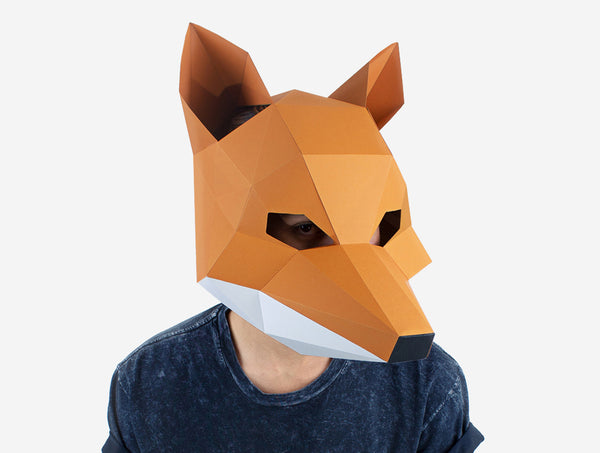 Fox Mask Paper Craft Kit