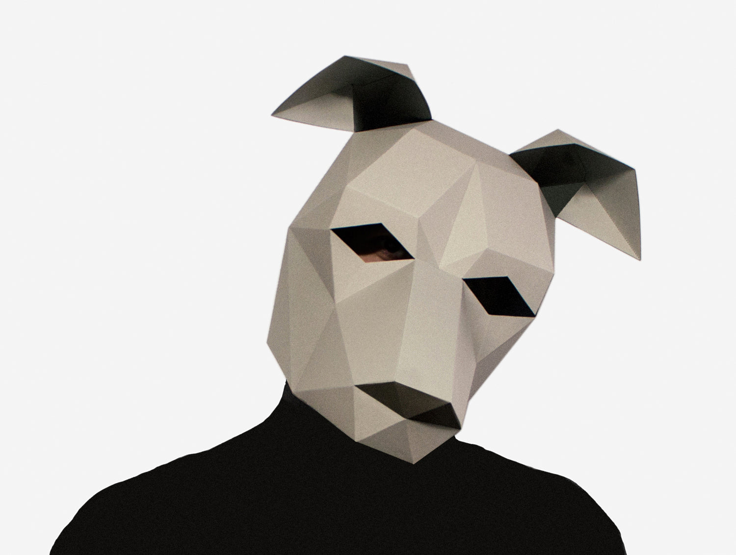 Greyhound Dog Mask DIY Paper Mask Template – Lapa Studios