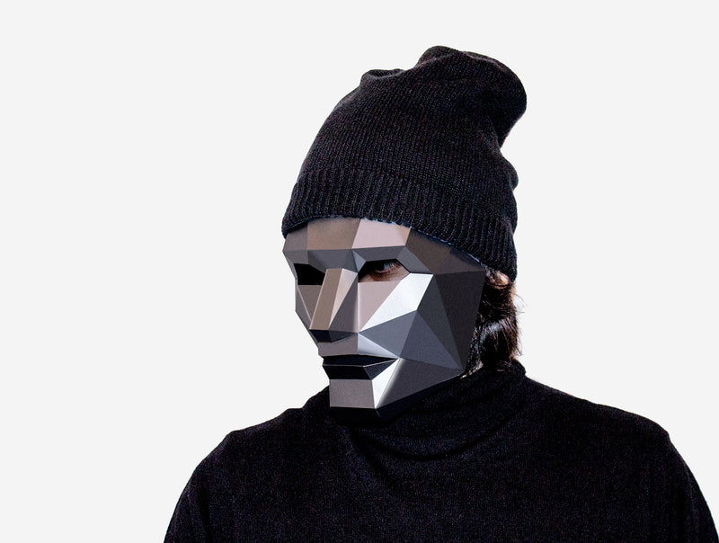 full head mask template