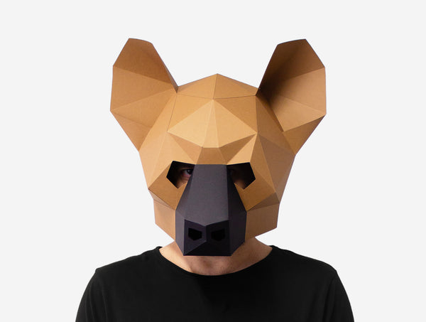 Hyena Mask DIY Paper Mask Template – Lapa Studios