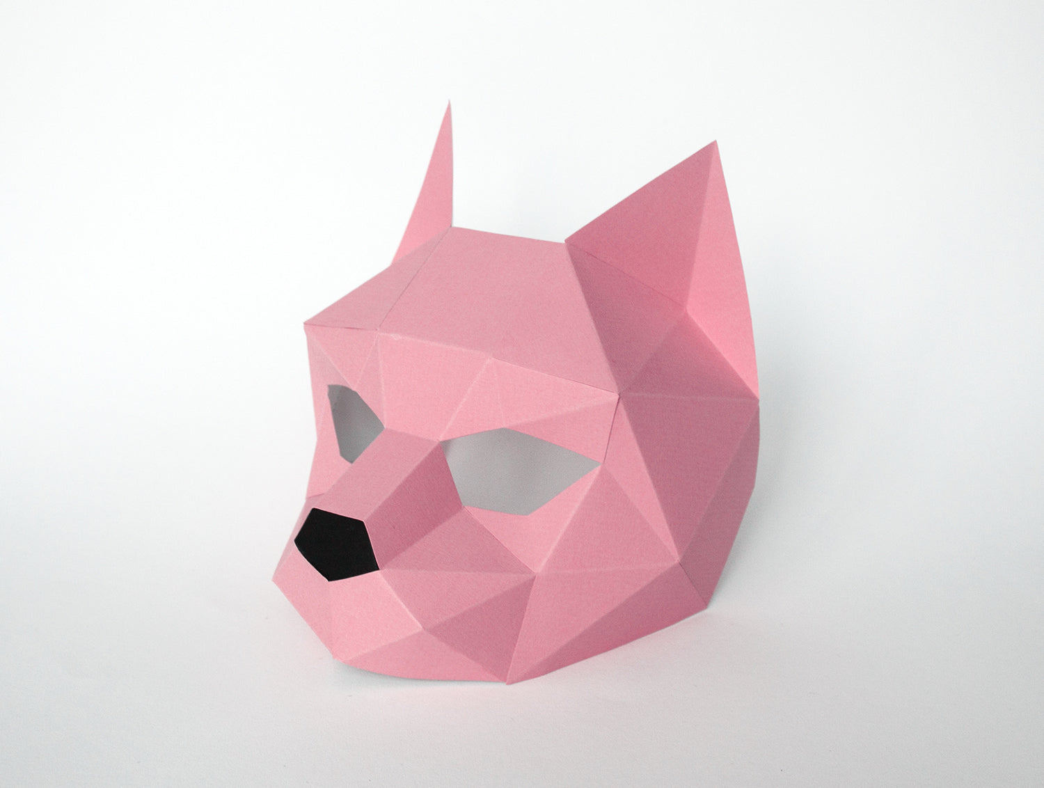 Kids Cat Mask DIY Paper Mask Template – Lapa Studios