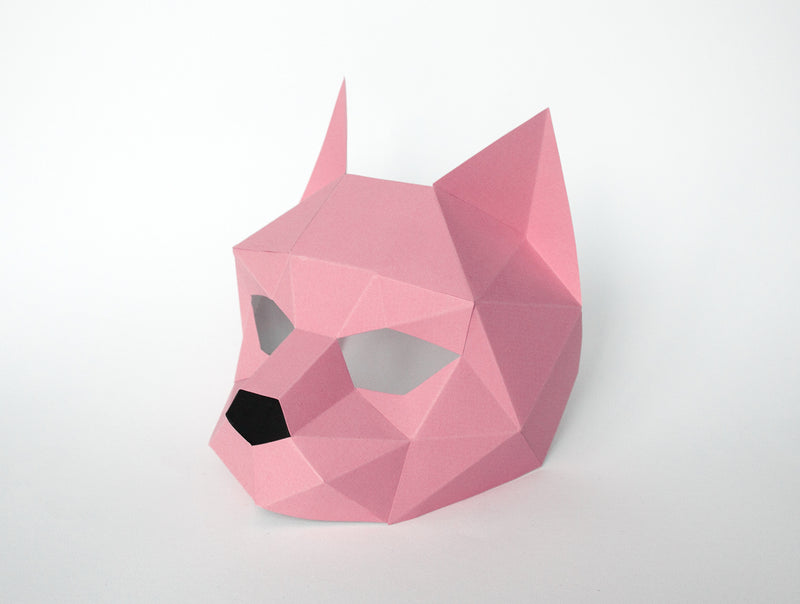 Kids Cat Mask <br> DIY Paper Mask Template
