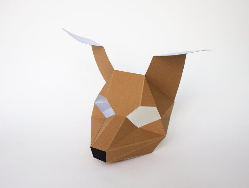 Kids Dog Mask <br> DIY Paper Mask Template