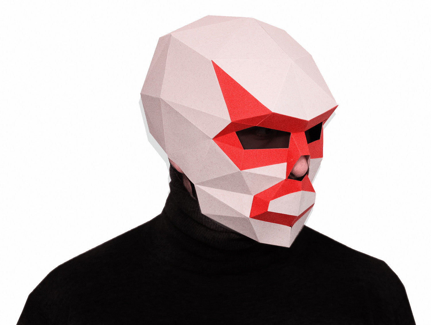 Luchador Mask DIY Paper Mask Template Lapa Studios