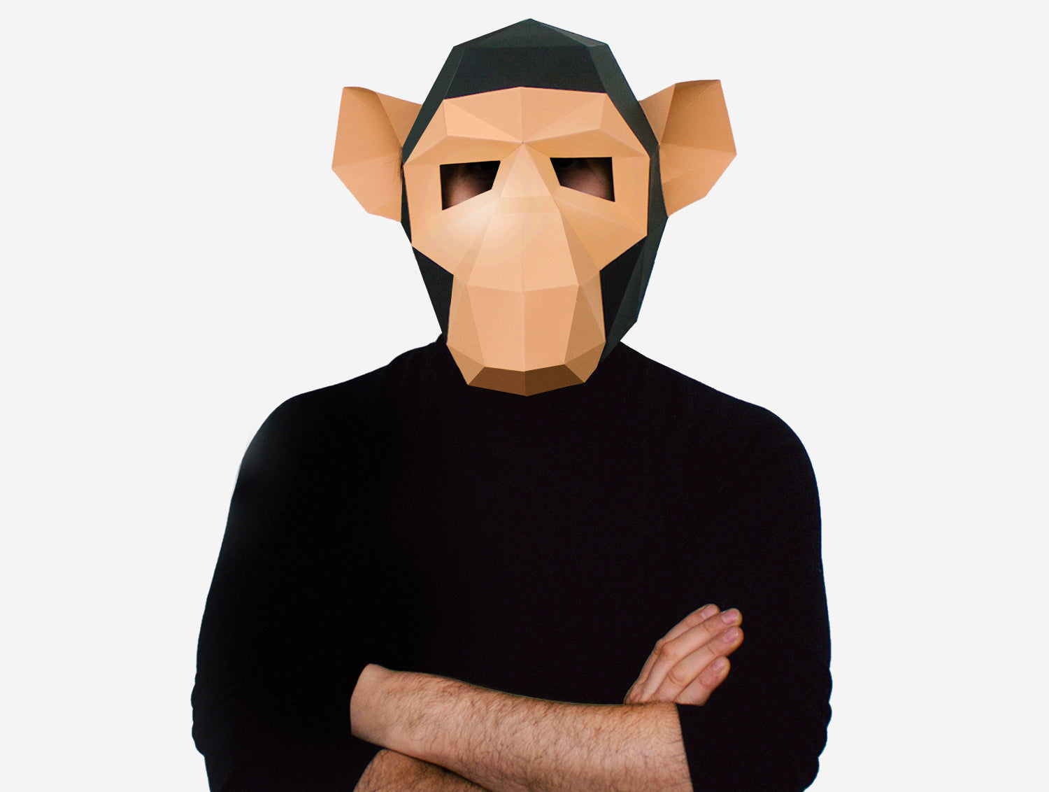 Monkey Mask DIY Paper Mask Template – Lapa Studios