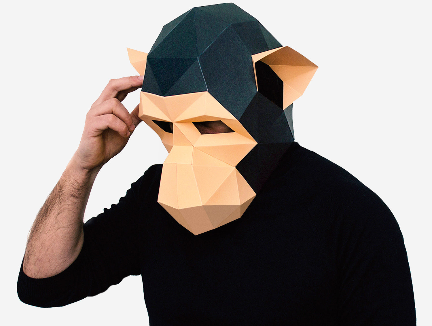 Monkey Mask DIY Paper Mask Template – Lapa Studios