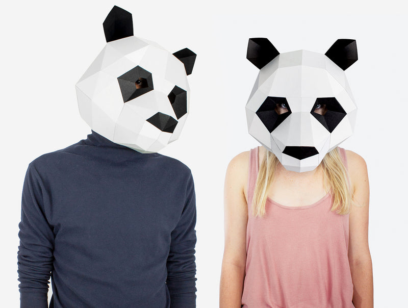 Panda Mask Costume