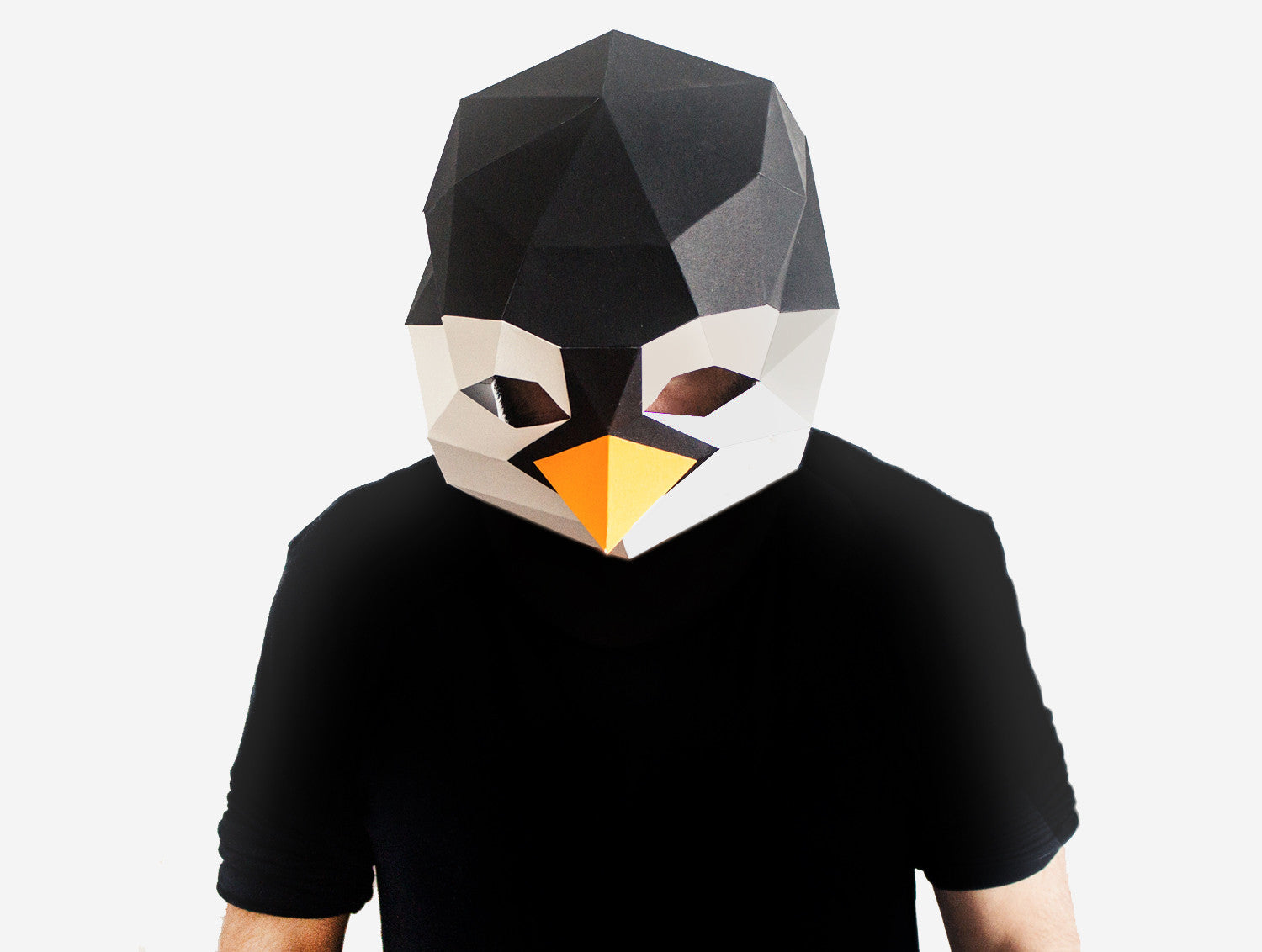 Penguin Mask DIY Paper Mask Template – Lapa Studios