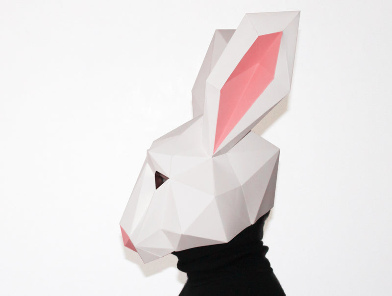 Diy Rabbit Mask Kit Rabbit Mask DIY Paper Mask Template – Lapa Studios