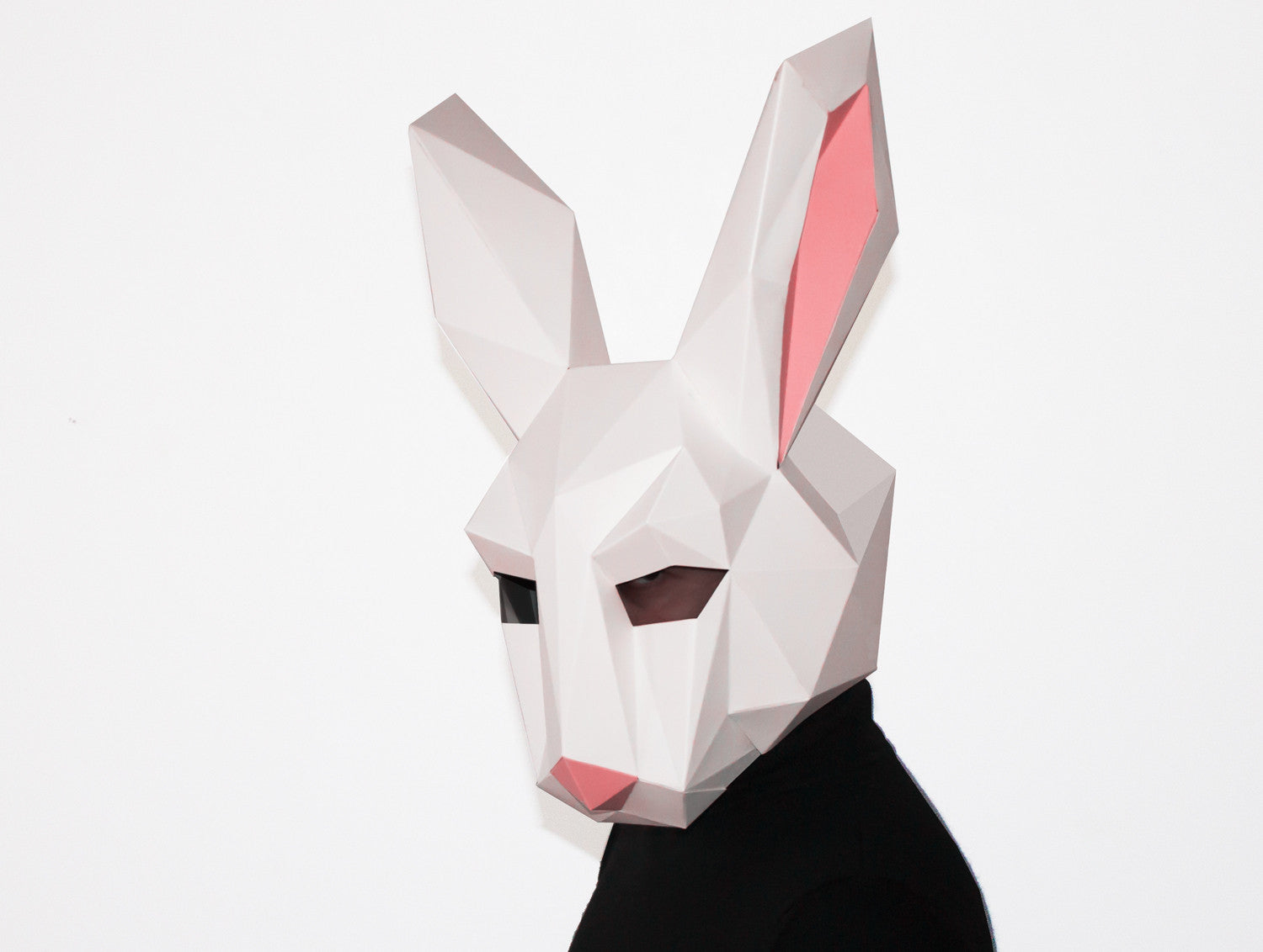 Cardboard Rabbit Mask Rabbit Mask DIY Paper Mask Template – Lapa Studios
