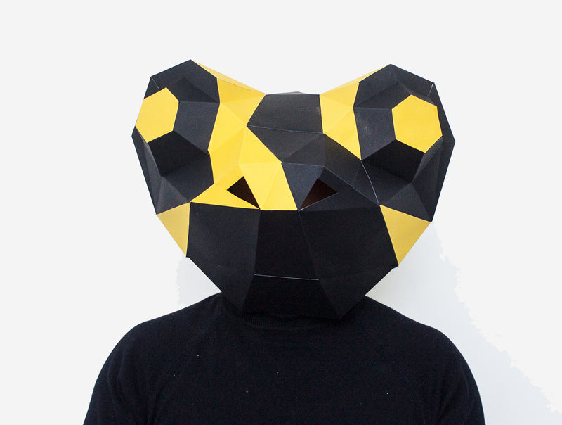 Salamander Mask <br> DIY Paper Mask Template