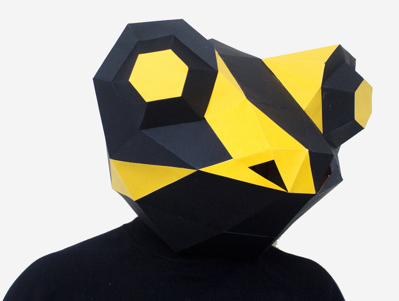Salamander Mask <br> DIY Paper Mask Template
