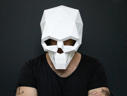 Skull Mask <br> DIY Paper Mask Template
