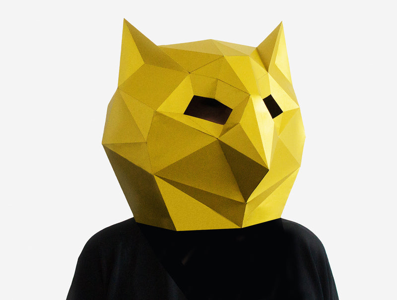 Owl Mask <br> DIY Paper Mask Template