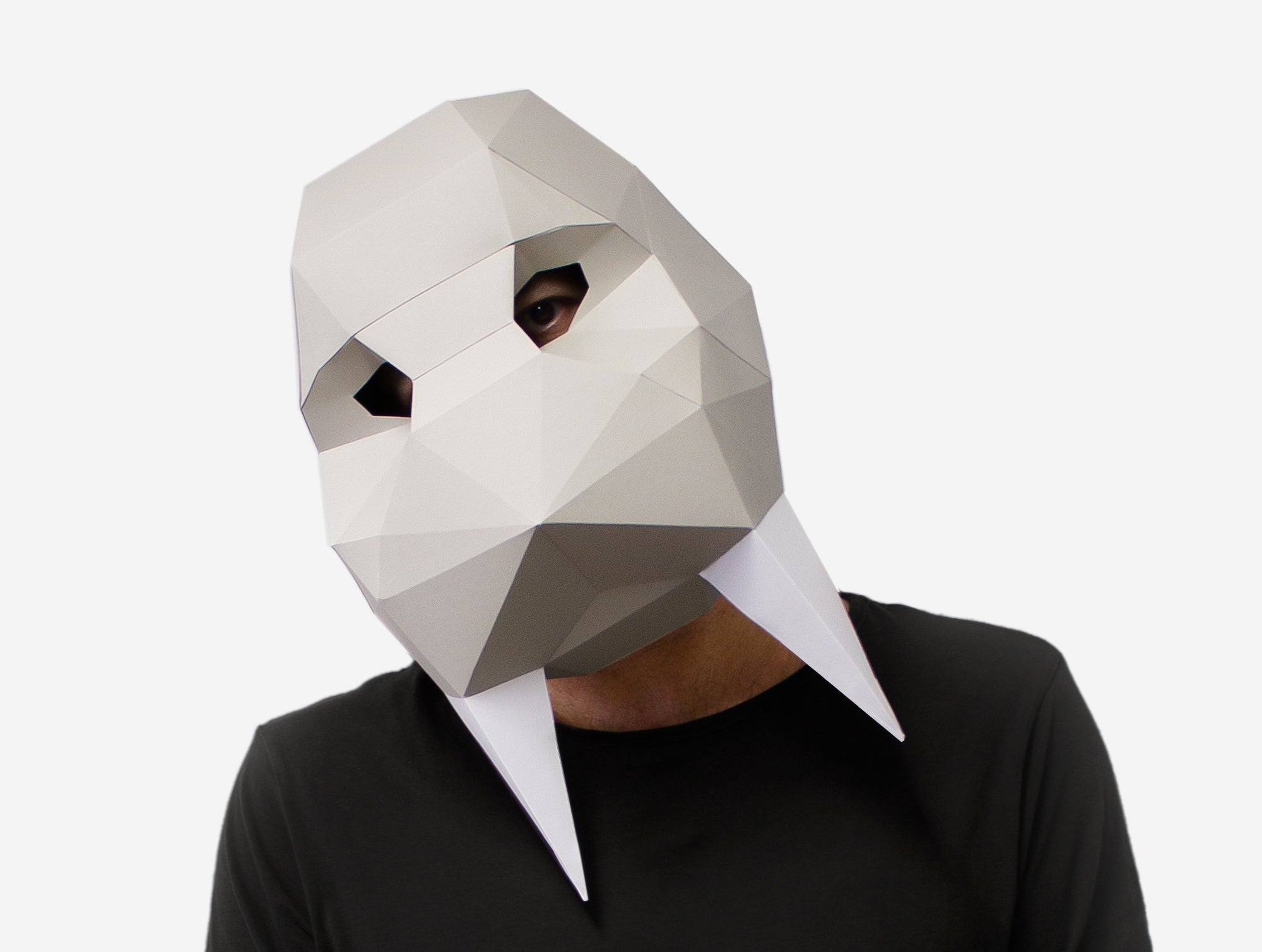 Walrus Mask Walrus Mask DIY Paper Mask Template – Lapa Studios